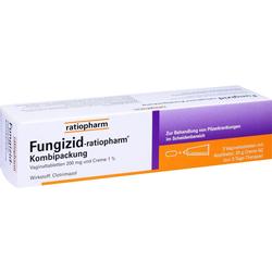 Eine Arzneimittelverpackung für die Behandlung von Pilzinfektionen.